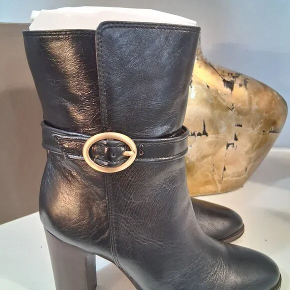 Franco Sarto Leather Booties - Picture 9 of 10